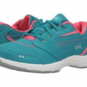 NEW Ryka - Teanna (Enamel Blue/Coral) Women's Sneakers Athletic Shoes sz 5